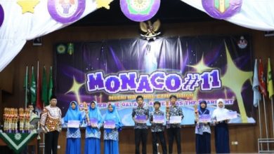 Malam penutupan Monaco 11 dari SMA Muhi Yogyakarta. Foto Yusron Ardi Darmawan