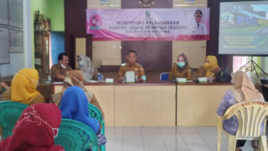 Dinkes Banten monitoring angka stunting di Kota Serang. Foto: Dinkes Banten