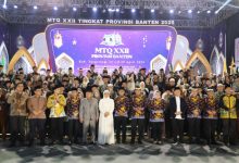 Kabupaten Tangerang untuk keempat kalinya juara umum MTQ Tingkat Provinsi Banten. Foto: Biro Adpim Banten