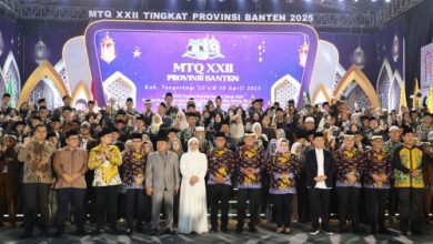 Kabupaten Tangerang untuk keempat kalinya juara umum MTQ Tingkat Provinsi Banten. Foto: Biro Adpim Banten