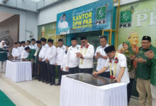 Gus Muhaimin, Ketua Umum PKB resmikan gedung DPW PKB Banten. Foto: Aden Hasanudin