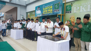 Gus Muhaimin, Ketua Umum PKB resmikan gedung DPW PKB Banten. Foto: Aden Hasanudin
