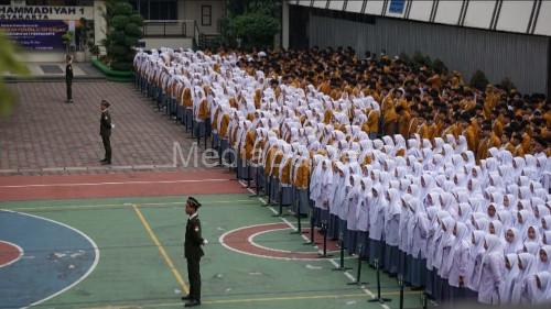 SMA Muhi Yogyakarta mengelar MPLS tahun ajaran 2026 / 2027. Foto Yusron Ardi Darmawan