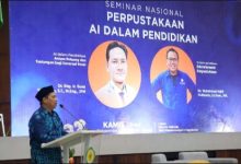 Seminar Perpustakaan AI dalam Pendidikan yang digelar SMA Muhi dan ATPUSI. Foto: Yusron Ardi Darmawan