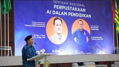 Seminar Perpustakaan AI dalam Pendidikan yang digelar SMA Muhi dan ATPUSI. Foto: Yusron Ardi Darmawan