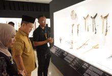 Wakil Bupati Serang, Najib Hamas saat di Pameran Nasional Pusaka Nusantara. Foto Antara