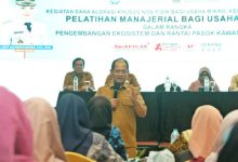 Wakil Bupati Serang, Najib Hamas di pelatihan UMKM. Foto: Arif Sholeh