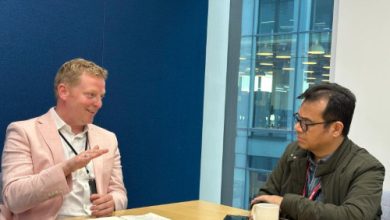 Nezar Patria, Wamen Komdigi di London. Foto: Antara