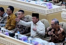 Menteri ATR BPN, Nusron Wahid di DPR RI. Foto: Antara