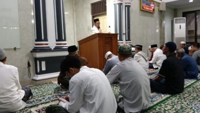Peringantan Nuzulul Quran di Masjid Al Fuqon Perumahan Taman Lopang Indah. Foto Yono