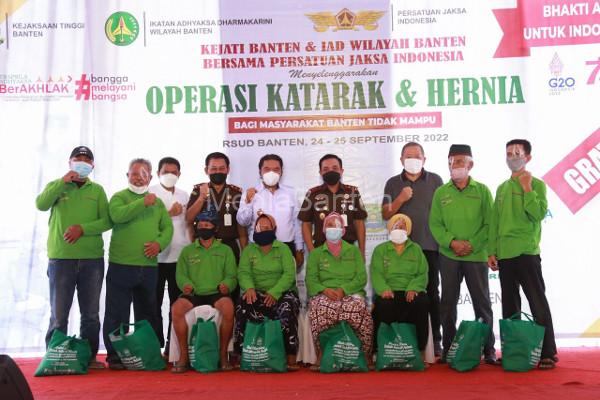 Penutupan Operasi Katarak dan Hernia Gratis dari Kejati Banten. Foto: Biro Adpim Banten
