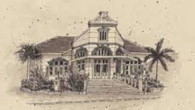 Lukisan bangunan awal didirikan Paguyuban Pasundan. Foto: Paguyubanpasundan.Org