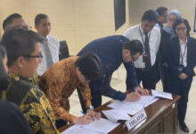 Shopee dan Nusantara Express Kilat tandatangi pakta integritas di KPPU. Foto: LKBN Antara
