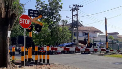 ilustrasi palang pintu KA. Foto: Istimewa