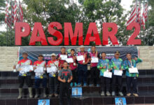 Peraih juara panahan Pasmar Archery Club. Foto: Ahmad Munawir - Menkav 2 Mar