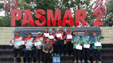 Peraih juara panahan Pasmar Archery Club. Foto: Ahmad Munawir - Menkav 2 Mar