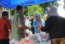 Pangan murah yang digelar Pemkot Tangerang. Foto Antara