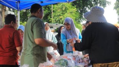 Pangan murah yang digelar Pemkot Tangerang. Foto Antara