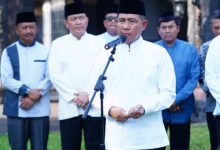 Panglima TNI, Jenderal Agus Sudibyo memberikan keterangan pers. Foto: Puspen TNI