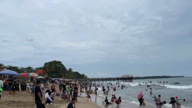 Kawasan Wisata Pantai Anyer. Foto: Antara