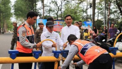 Tempat parkir resmi di sekitar Taman Elektrik, Kota Tangerang untuk hindari Pungli. Foto Antara