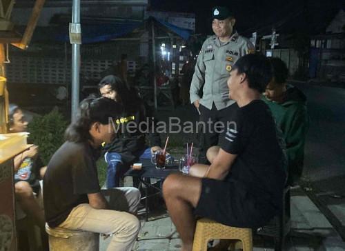 Polre Serang gelar Patroli KRYD di lokasi rawan kejahatan. Foto: Yono