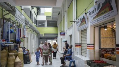 Kondisi Pasar Anyar Paska Revitalisasi. Foto Antara