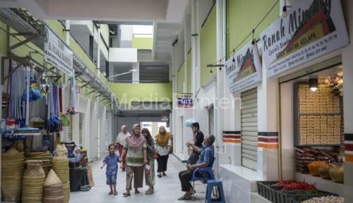 Kondisi Pasar Anyar Paska Revitalisasi. Foto Antara