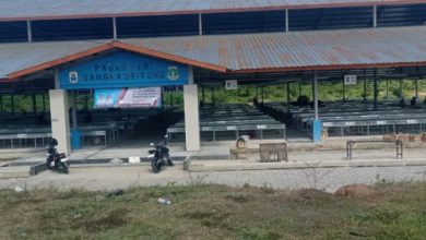 Pasar Semi Narimbang di Rangkasbitung. Foto Antara