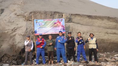 Tim Gabungan Patroli Gunung Anak Krakatau. Foto Antara
