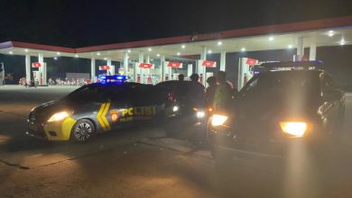 Patroli skala besar digelar oleh Polres Serang. Foto: Yono