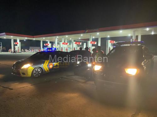 Patroli skala besar digelar oleh Polres Serang. Foto: Yono