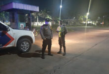 Patroli Polsek Cikande pada rumah kosong.