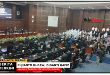 PAW anggota DPRD Kota Serang dari Nasdem. Foto Hendra Hermawan