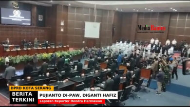 PAW anggota DPRD Kota Serang dari Nasdem. Foto Hendra Hermawan