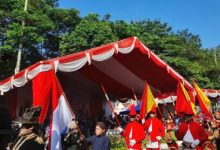 Pawai Budaya HUT Kota Serang ke-17. Foto: Antara