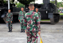 Latihan PBB Kavaleri dari prajurit Yonranratfib 2 Mar. Foto: Ahmad Munawir - Menkav 2 Mar