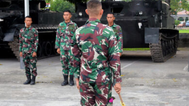 Latihan PBB Kavaleri dari prajurit Yonranratfib 2 Mar. Foto: Ahmad Munawir - Menkav 2 Mar