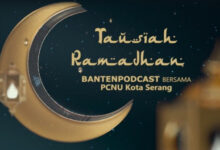 PCNU Kota Serang dan BantenPodcast meluncurkan program tausyiah ramadan.