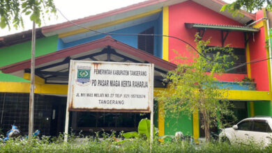 Kantor PD Pasar NKR Kabupaten Tangerang. Foto: Iqbal Kurnia