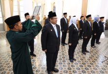 Gubernur Banten, Andra Soni melantik 10 pejabat eselon 2. Foto Biro Adpim Banten