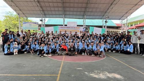 Pembukaan Pekan Penghijauan ke-34 dari Himpunan Mahasiswa Program Studi Pendidikan Biologi FKIP Universitas Riau. Foto: Kharina Nabilla Harahap