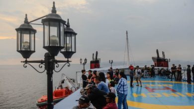 Kapal tambahan di Pelabuhan BBJ Serang jelang arus mudik Lebaran. Foto: Antara