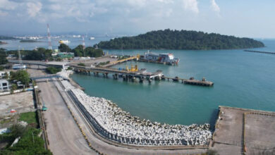 Pengembangan infrastruktur di Pelabuhan Merak. Foto: Antara