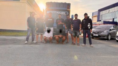 Penangkapan pelaku pembunuhan. Foto Yono