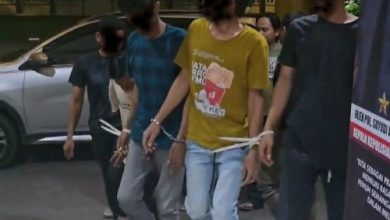 Tersangka pelaku pancabulan gasi disibalitas di Cisait. Foto: Yono