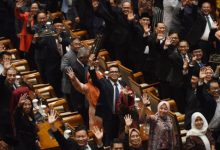 Pelantikan anggota legislatif 2024 - 2029. Foto: Antara