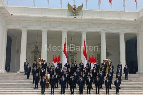 Pelantikan Kabinet Merah Putih. Foto: Antara