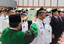 Pelantikan 404 pejabat di Pemprov DKI Jakarta. Foto: Diskominfotik DKI Jakarta