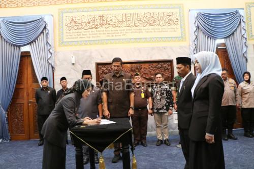 Pelantikan Pejabat Eselon II di Kabupaten Serang. Foto: Arif Sholeh